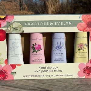 Crabtree & Evelyn hand therapy 4 piece gift set